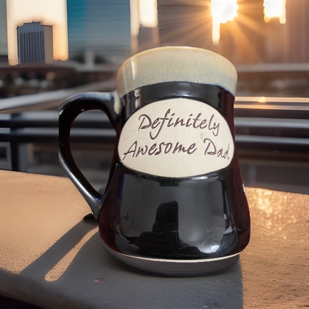Definitely‎ Awesome Dad Jumbo Ceramic Coffee Tea Mug Father Gift Abbey Press